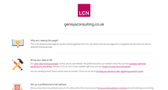 Desktop Screenshot of genisysconsulting.co.uk